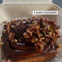 Pecan sticky bun!   at Shoofly in Portland
