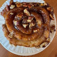 Sticky bun #Veganuary at Shoofly in Portland