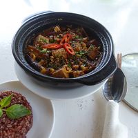 Eggplant and Tofu Claypot at P&B Restaurant in Hoi An