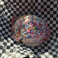 birthday cake roll   at Cinnaholic in Richardson