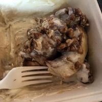 Texas praline cinnamon roll at Cinnaholic in Richardson