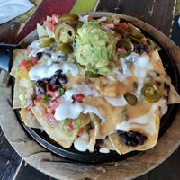 Vegan loaded nachos at Nacho Daddy - The Strip in Las Vegas