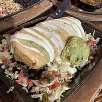Vegan chimichanga  #Veganuary at Nacho Daddy - The Strip in Las Vegas