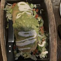 vegan chimichanga   at Nacho Daddy - The Strip in Las Vegas