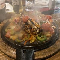 Vegan chicken fajitas   at Nacho Daddy - The Strip in Las Vegas