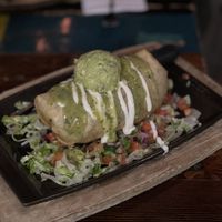 Vegan chimichanga  at Nacho Daddy - The Strip in Las Vegas