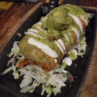 Vegan Chick'n Chimichanga at Nacho Daddy - The Strip in Las Vegas