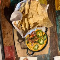 Vegan Queso at Nacho Daddy - The Strip in Las Vegas