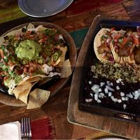 Amazing vegan nachos and tacos at Nacho Daddy - The Strip in Las Vegas