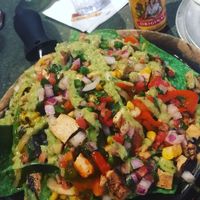 chik’n nachos at Nacho Daddy - The Strip in Las Vegas