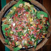 Vegan chicken nachos at Nacho Daddy - The Strip in Las Vegas