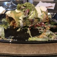 Chick n chimichanga delicious!  at Nacho Daddy - The Strip in Las Vegas