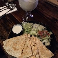 chik’n quesadilla with skinny marg at Nacho Daddy - The Strip in Las Vegas