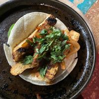 Vegan chicken taco at Nacho Daddy - The Strip in Las Vegas