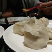 Cabbage and peanut dumplings at Vegetarian Dumpling in Beijing