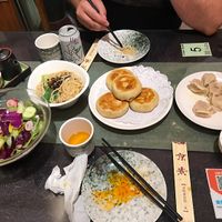 in total we payed around 8 euros for dinner for two people at Vegetarian Dumpling in Beijing