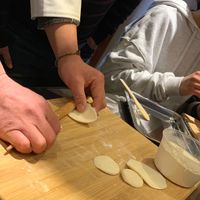 Dumpling class  at Vegetarian Dumpling in Beijing