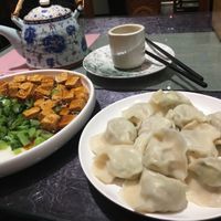 Really tasty food! at Vegetarian Dumpling in Beijing
