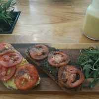 Toasts at Nourish Cafe in Yangon