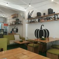 Inside  at Nourish Cafe in Yangon