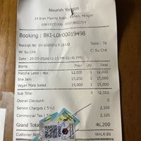   at Nourish Cafe in Yangon