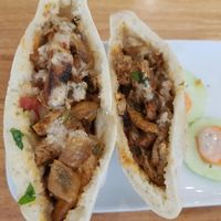 Pita sandwich at Nourish Cafe in Yangon