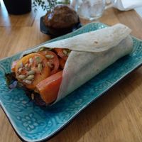 cheeze wrap at Nourish Cafe in Yangon