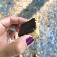 Chocolate peanut butter bite  at Nourish Cafe in Yangon