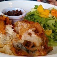 Vegan Gluten Free Lasagne at The Hextol Tans Coffee Shop and Vegetarian Cafe in Hexham