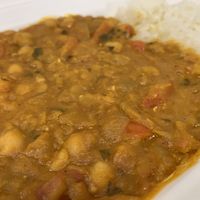 Chick pea and red pepper curry   at The Hextol Tans Coffee Shop and Vegetarian Cafe in Hexham
