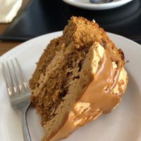 Biscoff cake  at The Hextol Tans Coffee Shop and Vegetarian Cafe in Hexham