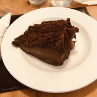 Delicious chocolate cake only £2.60 a slice at The Hextol Tans Coffee Shop and Vegetarian Cafe in Hexham
