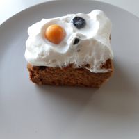 Carrot cake at Espresso Edge in Helsinki