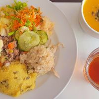 Uma sopa, um prato principal e um copo de chá quente = 10€ at Cozinha Consciente in Coimbra