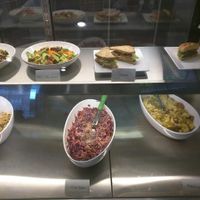 display case of menu items at Vedge Cafe in Ann Arbor