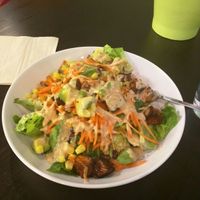BBQ tofu salad at Vedge Cafe in Ann Arbor