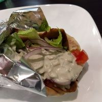 Gyro sandwich at Vedge Cafe in Ann Arbor