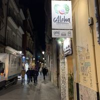 Look for the Aloha sign. at Aloha Vegan Delights in Valencia