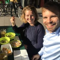 I had a friend over and we had a great time sorring outside and sharing food.  at GAO Dumpling Bar in Copenhagen