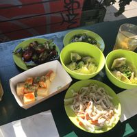 A lot of vegan options. Try the fried tofu and the cucumber salad!  at GAO Dumpling Bar in Copenhagen