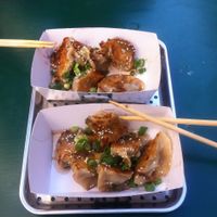 Vegan dumplings at GAO Dumpling Bar in Copenhagen