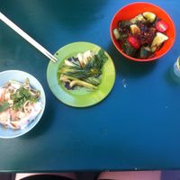 Selection of different vegan starters at GAO Dumpling Bar in Copenhagen