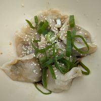 Spinach steamed dumplings at GAO Dumpling Bar in Copenhagen