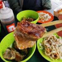 Mushroom dumpling and, noodles at GAO Dumpling Bar in Copenhagen
