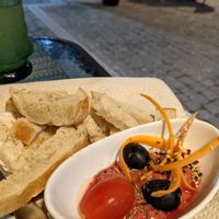 Vegan spread at Arvore do Mundo in Porto