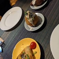 Savoury pastries at Arvore do Mundo in Porto