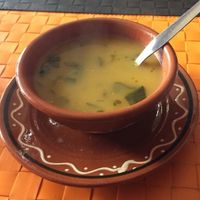 Watercress soup, so tasty! at Arvore do Mundo in Porto