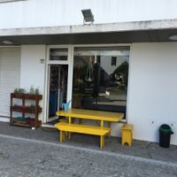 the rear entrance  at Arvore do Mundo in Porto