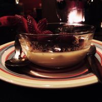 dessert at Arvore do Mundo in Porto