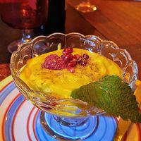 Mango cream at Arvore do Mundo in Porto